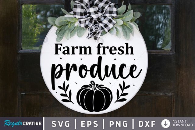 Farm fresh produce SVG SVG Regulrcrative 