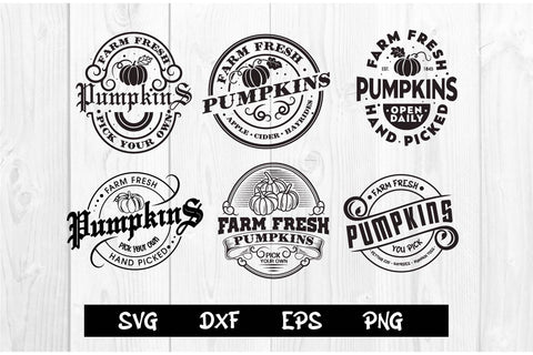 Farm fresh pumpkin Hand picked svg Bundle SVG dadan_pm 