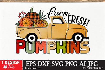 Farm Fresh Pumpkin Sublimation Sublimation Insomnia Std 