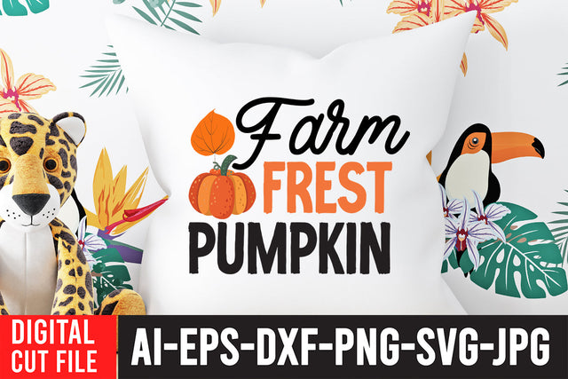 Farm Fresh Pumpkin SVG Cut File SVG BlackCatsMedia 