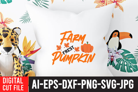 Farm Fresh Pumpkin SVG Cut File SVG BlackCatsMedia 