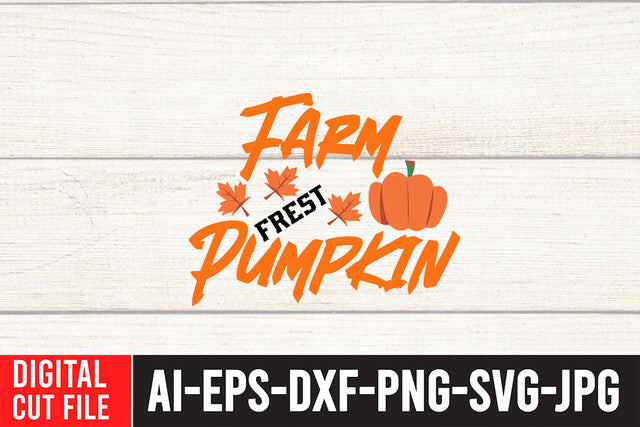 Farm Fresh Pumpkin SVG Cut File SVG BlackCatsMedia 