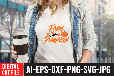 Farm Fresh Pumpkin SVG Cut File SVG BlackCatsMedia 