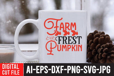 Farm Fresh Pumpkin SVG Cut File SVG BlackCatsMedia 
