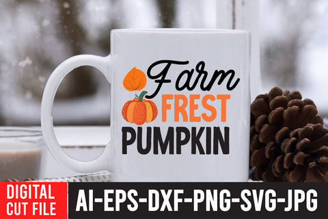 Farm Fresh Pumpkin SVG Cut File SVG BlackCatsMedia 
