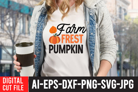 Farm Fresh Pumpkin SVG Cut File SVG BlackCatsMedia 
