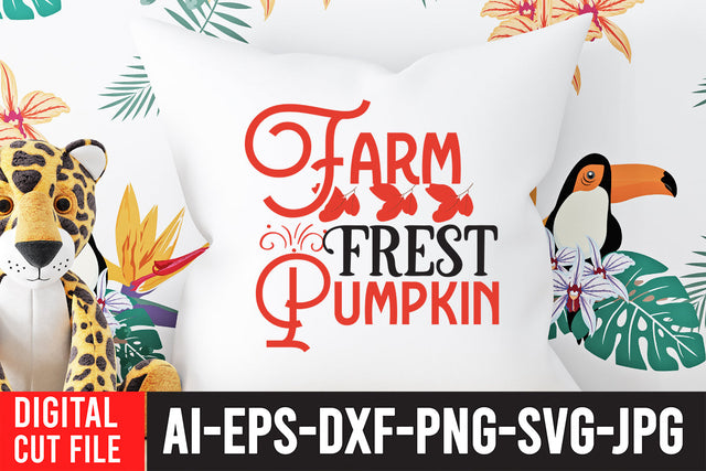 Farm Fresh Pumpkin SVG Cut File SVG BlackCatsMedia 