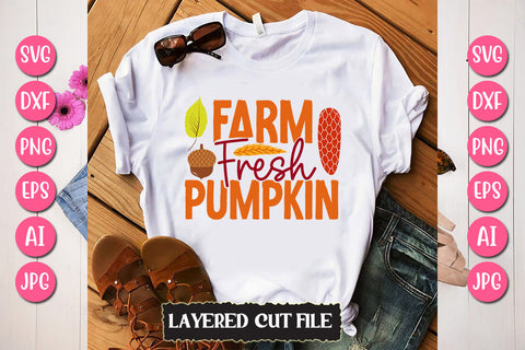 Farm Fresh Pumpkin SVG Cut File SVG Newmockups 