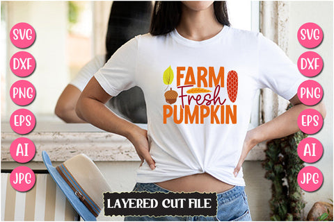 Farm Fresh Pumpkin SVG Cut File SVG Newmockups 