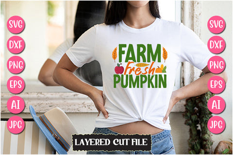 Farm Fresh Pumpkin SVG Cut File SVG Newmockups 