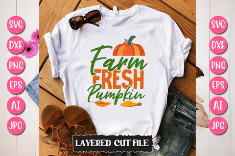 Farm Fresh Pumpkin SVG Cut File SVG Newmockups 