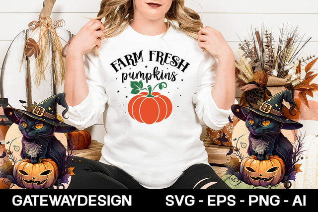 Farm Fresh Pumpkin svg design SVG designmaster24 