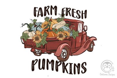Farm Fresh Pumpkins Autumn Farm Sublimation Sublimation LAM HOANG THUY 