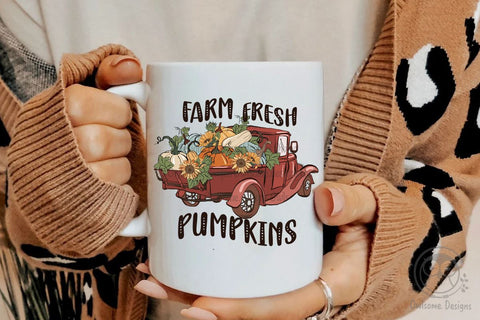 Farm Fresh Pumpkins Autumn Farm Sublimation Sublimation LAM HOANG THUY 