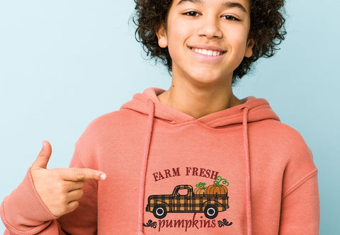 Farm Fresh Pumpkins embroidery design, Autumn truck embroidery, thanksgiving day embroidery design, 5 sizes, instant download. Embroidery/Applique DESIGNS ArtEMByNatalia 