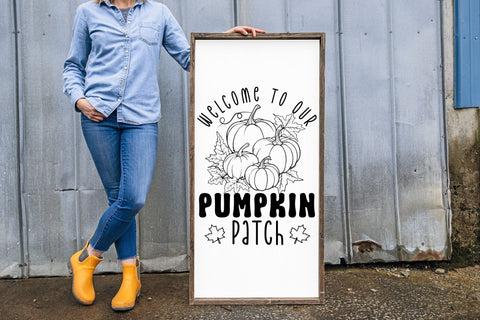 Farm Fresh Pumpkins, Fall Farmhouse Sign SVG SVG CraftLabSVG 