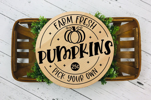 Farm Fresh Pumpkins | Fall Farmhouse SVG SVG CraftLabSVG 