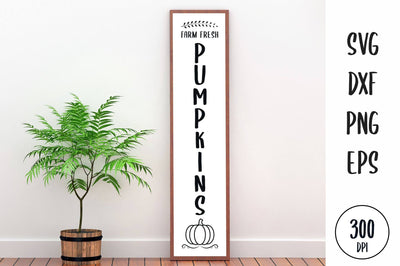 Farm Fresh Pumpkins Porch Sign SVG SVG futivesvg 