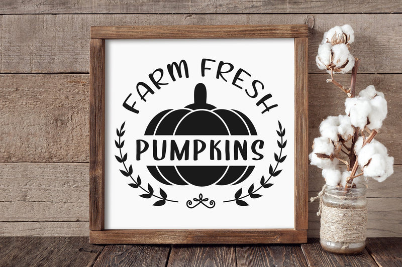 Farm Fresh Pumpkins Sign SVG PNG SVG futivesvg 