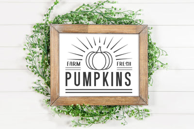 Farm Fresh Pumpkins Sign SVG PNG SVG futivesvg 