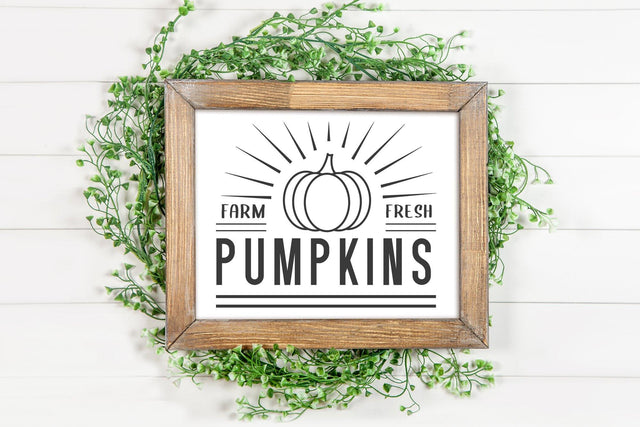 Farm Fresh Pumpkins Sign SVG PNG SVG futivesvg 