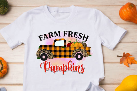 Farm fresh pumpkins Sublimation PNG, Sublimation Fall Design Sublimation Regulrcrative 
