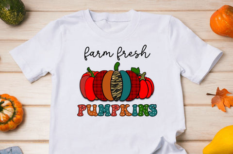 Farm fresh pumpkins Sublimation PNG, Sublimation Pumpkin Design Sublimation Regulrcrative 