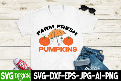 Farm Fresh Pumpkins SVG Cut File, Farm Fresh Pumpkins SVG Cutting Files, Farm Fresh Pumpkins Sublimation Design, Farm Fresh Pumpkins PNG SVG BlackCatsMedia 