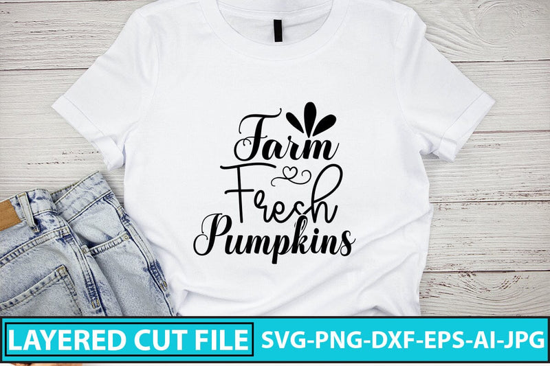 Farm Fresh Pumpkins SVG Cut File SVG Syaman 