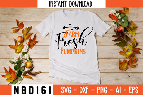 Farm Fresh Pumpkins Svg Design SVG Nbd161 