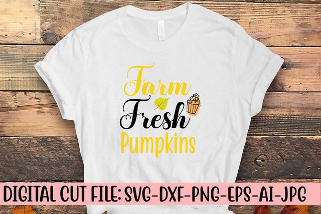 Farm Fresh Pumpkins SVG Design SVG Syaman 