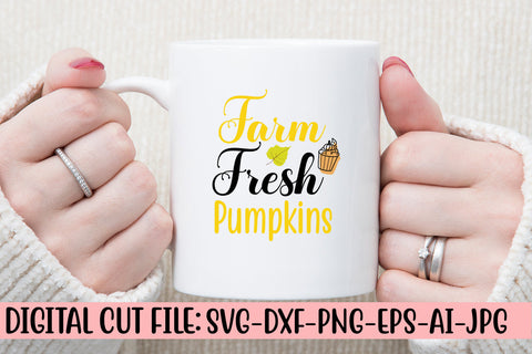 Farm Fresh Pumpkins SVG Design SVG Syaman 
