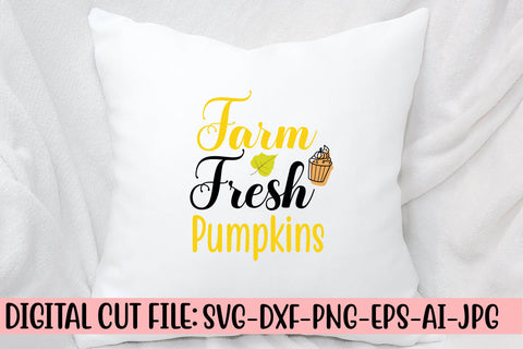 Farm Fresh Pumpkins SVG Design SVG Syaman 