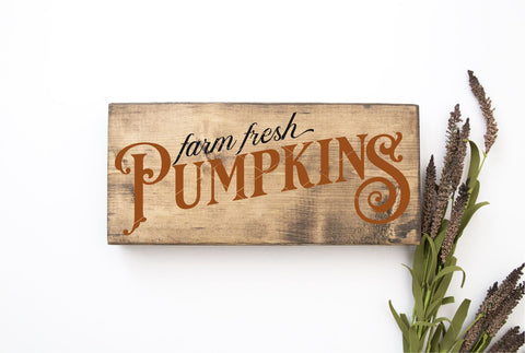 Farm Fresh Pumpkins SVG File SVG Board & Batten Design Co 