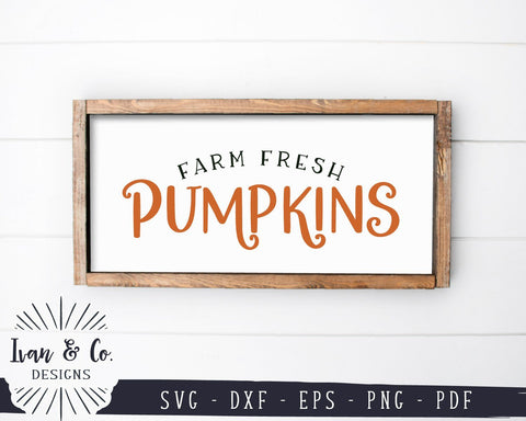 Farm Fresh Pumpkins SVG Files | Fall Sign Svg | Pumpkin Svg | Thanksgiving Svg | Commercial Use | Cricut | Silhouette | Digital Cut Files (1098643331) SVG Ivan & Co. Designs 