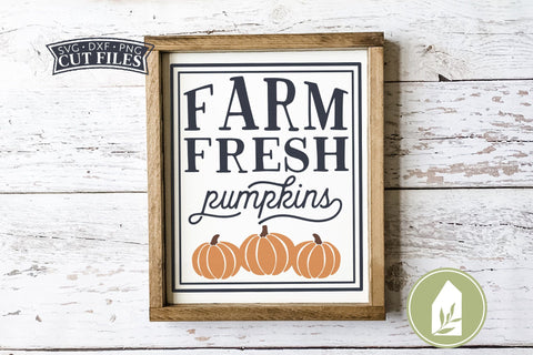 Farm Fresh Pumpkins SVG Files | Farmhouse SVg SVG LilleJuniper 