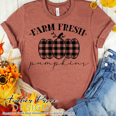 Farm Fresh Pumpkins SVG PNG DXF | Fall SVG Projects | Fall Home Decor SVGs SVG Amber Price Design 