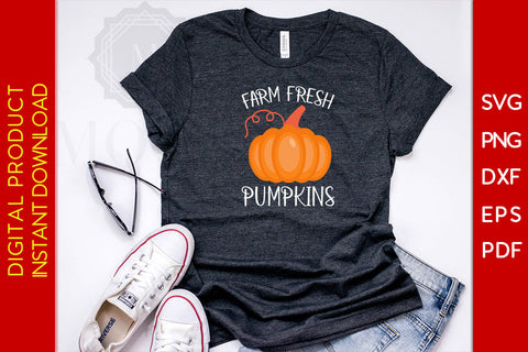 Farm Fresh Pumpkins SVG PNG PDF Cut File SVG Creativedesigntee 