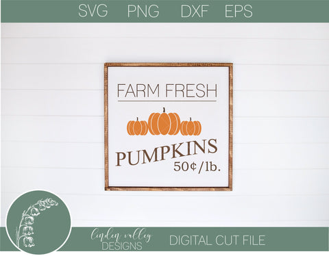 Farm Fresh Pumpkins SVG SVG Linden Valley Designs 