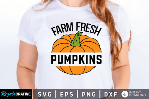 Farm fresh pumpkins SVG SVG Regulrcrative 
