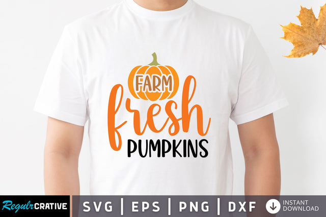 Farm fresh pumpkins SVG SVG Regulrcrative 