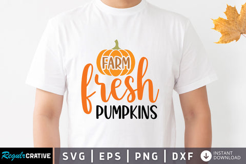 Farm fresh pumpkins SVG SVG Regulrcrative 