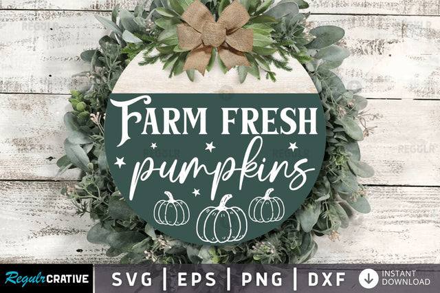 Farm fresh pumpkins SVG SVG Regulrcrative 