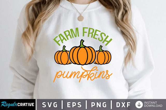 Farm fresh pumpkins SVG SVG Regulrcrative 