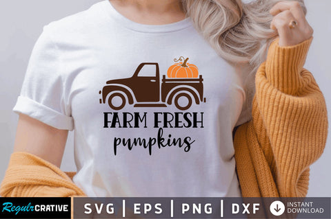 Farm fresh pumpkins SVG SVG Regulrcrative 