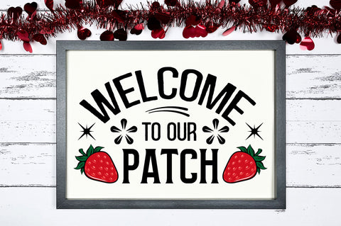 Farm Fresh Strawberries Sign Svg Bundle SVG Regulrcrative 