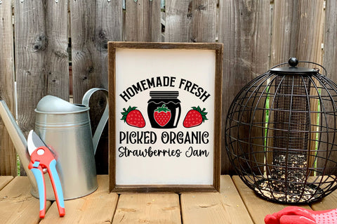Farm Fresh Strawberries Sign Svg Bundle SVG Regulrcrative 