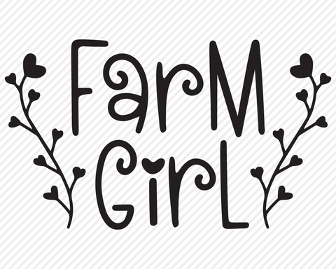 Farm Girl | Country SVG SVG Texas Southern Cuts 
