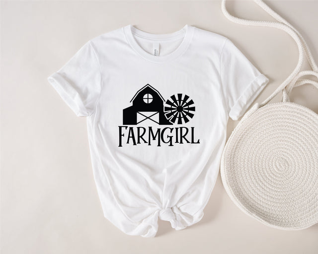 Farm Girl SVG, Farm Shirt Svg, Farm Svg, Farm Girl Png, Country Girl Svg, Cowgirl Svg, Wheat Svg, Barbed Wire Svg, Farm Girl Cut File, SVG Fauz 