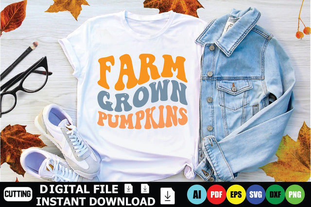 Farm Grown Pumpkins SVG Shahin alam 